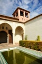 Arabic palace of the Alcazaba, Malaga, Andalusia, Spain Royalty Free Stock Photo