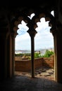 Arabic palace of the Alcazaba, Malaga, Andalusia, Spain Royalty Free Stock Photo