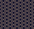 Arabic pattern background. Geometric seamless muslim ornament backdrop. Vector illustration of islamic texture. Traditional arabic Royalty Free Stock Photo