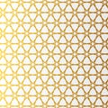 Arabic pattern gold style. Traditional arab east geometric decorative background.