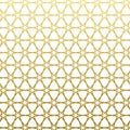 Arabic pattern gold style. Traditional east geometric decorative background.