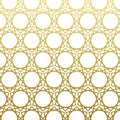 Arabic pattern gold style. Traditional east geometric decorative background.