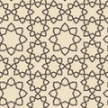 Arabic pattern vintage style. Traditional east geometric decorative background.