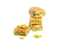 Arabic pistachios sweets Royalty Free Stock Photo
