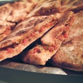 Arabic pizza slices