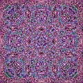 Arabic retro pattern in purple and pink tones.