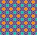 Arabic seamless pattern background Royalty Free Stock Photo