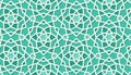 Arabic seamless girih pattern with classic islamic culture ornament. Colorful tiled background with shadow. Royalty Free Stock Photo