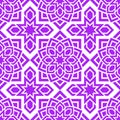 Arabic seamless pattern. Islamic geometric background. Vector eastern texture. Flowers decor elements. Template ornamental design Royalty Free Stock Photo