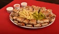 Arabic Shawarma sandwich, Mixed shawarma plate, Syrian Chicken Shawarma & beef shawarma