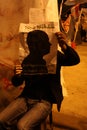 Arabic sign In tahrir square Egyptian revolution