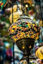 Arabic-style decorative colored lamp Royalty Free Stock Photo