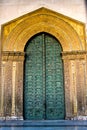 Arabic style door carved in gold