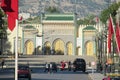 Arabic style gate in the city Royalty Free Stock Photo