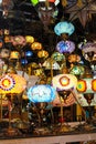 Arabic lanterns in the store of AlcaicerÃÂ­a market (Ancient Arab Market near the Cathedral) in Granada, Andalusia, Spain