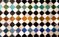 Arabic tiles background. Alhambra of Granada