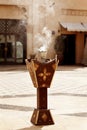 The Arabic tradition is to burn bahur, incense, to make the whole house smell good. Ramadan Royalty Free Stock Photo