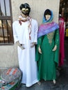 Arabic traditional clothes on a dummys Royalty Free Stock Photo