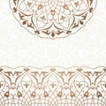 Arabic vintage invitation card