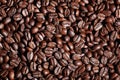 Arabica coffee beans texture brown Royalty Free Stock Photo