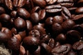 Arabica coffee beans texture brown Royalty Free Stock Photo