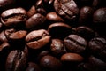 Arabica coffee beans texture brown Royalty Free Stock Photo
