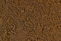 Arabica espresso coffee grains textured closeup from directly above. Royalty Free Stock Photo