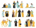 Arabs Family Icon Set