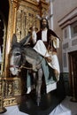 Jesus Christ riding a donkey in the Church of Nuestra SeÃÂ±ora del Carmen. Aracena, Huelva, Spain