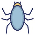 Arachnid Isolated Vector icon which can easily modify or edit