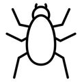 Arachnid Isolated Vector icon which can easily modify or edit