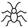 Arachnid Isolated Vector icon which can easily modify or edit
