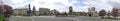 Arad,Arad - Romania 05.04.2023: Panoramic view of Reconciliation Park of Arad, Romania, Europe