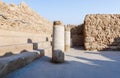 Morning view of the excavation of the ruins of the fortress of Masada, built in 25 BC by King Herod on top of one of the rocks of