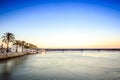 Arade River Coastline in Portimao, Algarve, Portugal Royalty Free Stock Photo