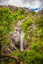 Arado Waterfall - Peneda-Geres, Portugal Royalty Free Stock Photo