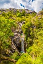 Arado Waterfall - Peneda-Geres, Portugal Royalty Free Stock Photo