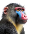 Arafed monkey with a long tail on Transparent Background - Ai Generated Royalty Free Stock Photo