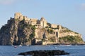 Aragon castle of Ichsia,Italy Royalty Free Stock Photo