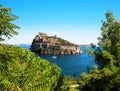 Aragonese Castle, Island Ischia, Campania, Italy, Europe Royalty Free Stock Photo