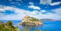 Aragonese Castle is most visited landmark near Ischia island, Italy Royalty Free Stock Photo