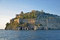 The Aragonese castle in the setting sun