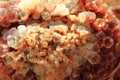 Aragonite mineral texture