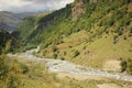 The Aragvi River (Georgia)