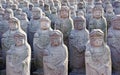 1000 arahan statues at Gwaneumsa buddhist Temple at Jeju