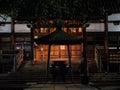 Araiyakushi shrine in Nakano ward Tokyo, at night