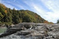 Arakawa river in Nagatoro Royalty Free Stock Photo