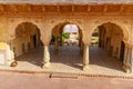 Aram Mandir and Charbagh Garden in Jaigarh Fort. Jaipur. India Royalty Free Stock Photo