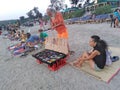 Arambol evening market. Goa, India