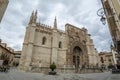 Aranda de Duero is the capital of the Ribera del Duero wine region, famous Spanish destination. Santa MariÃÂ­a la Real Church Royalty Free Stock Photo